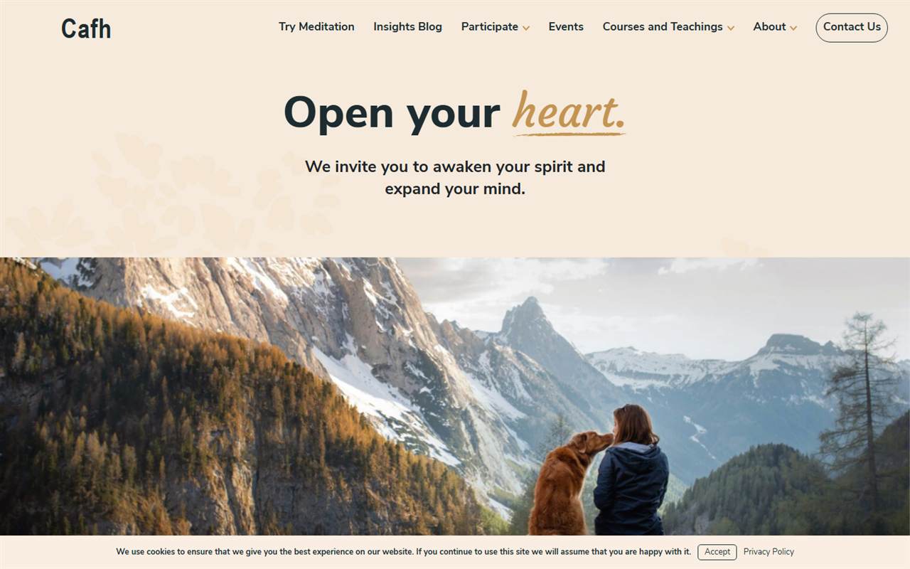 Cafh Global homepage