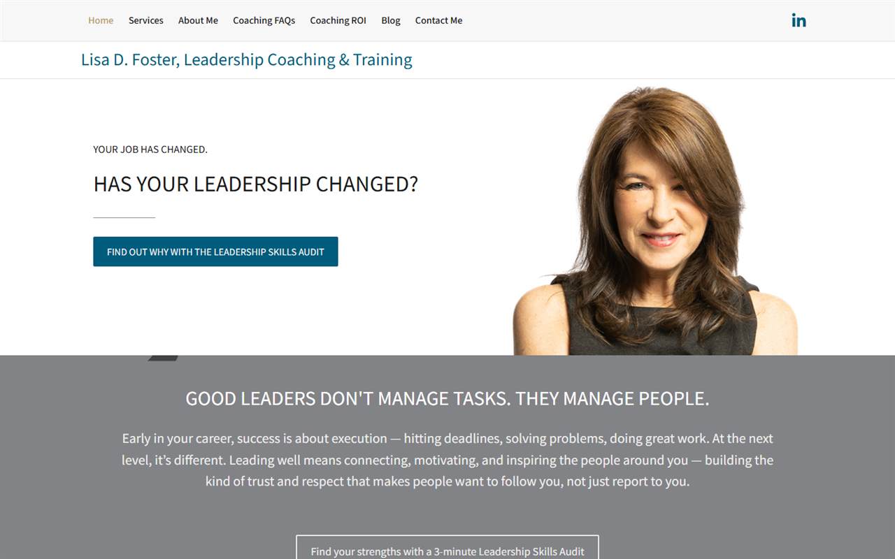 Lisa D. Foster coaching homepage